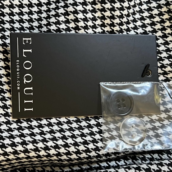 Eloquii Women’s Black & White Houndstooth Pants 14  NWT - Picture 11 of 11